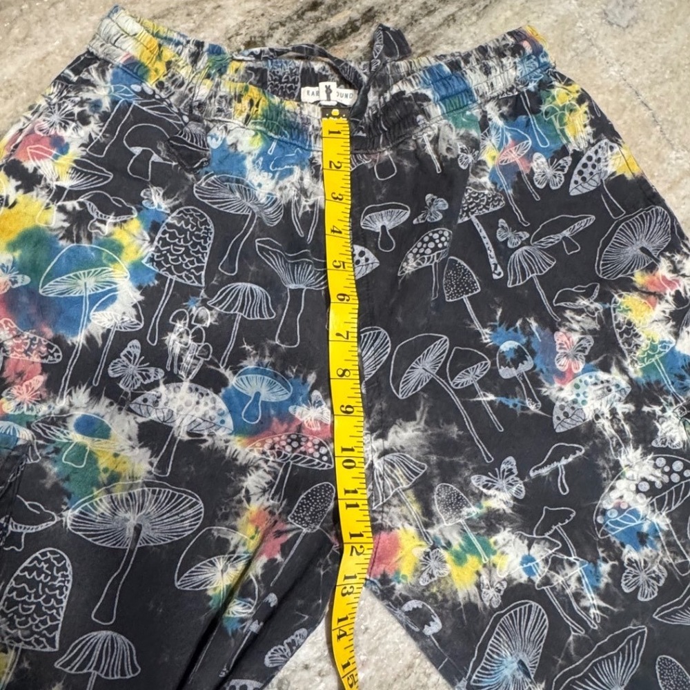Earthbound Mushroom Cargo Pants Unisex Medium Cott Tie Dye Whimsygoth Fairycore - Picture 4 of 14